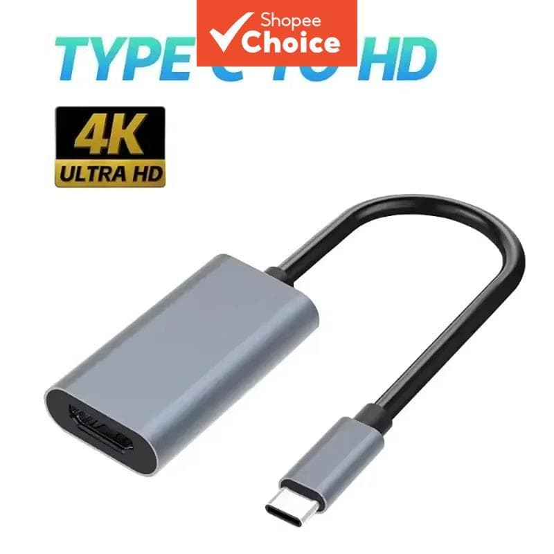 USB-C 3.1 A 4K HDMI Cabo Adaptador Macho Para Fêmea Conversor Tablet Phone TV Box