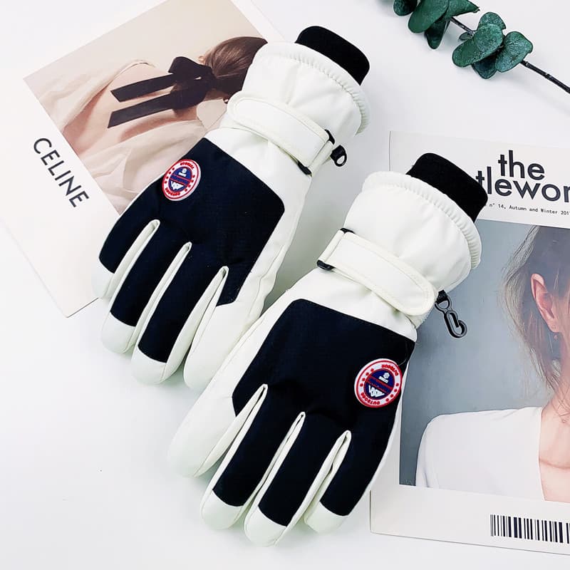 Luvas quentes mulheres engrossado inverno ciclismo algodão masculino inverno à prova de vento equitação motocicleta veíc