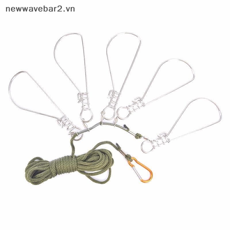 new Pesca Lo Bule Snaps Chain Stringer Com Float Live Fish Belt .
