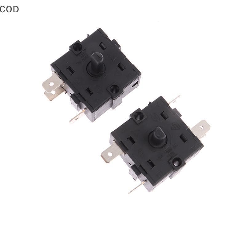 [QYA] Interruptor De Botão De Engrenagem Para Aquecedor De Sala Elétrica 3 Pinos 5 Seletor De Rotativo 16A Controle De T