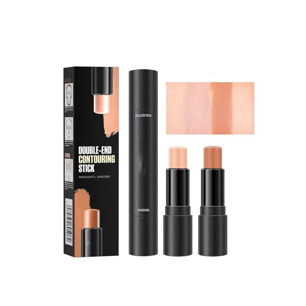 Creme Facial Dois em Um em Bastão - Bastão de Contorno para Reparação Facial, Resistente à Água e Durável, Fórmula de Co