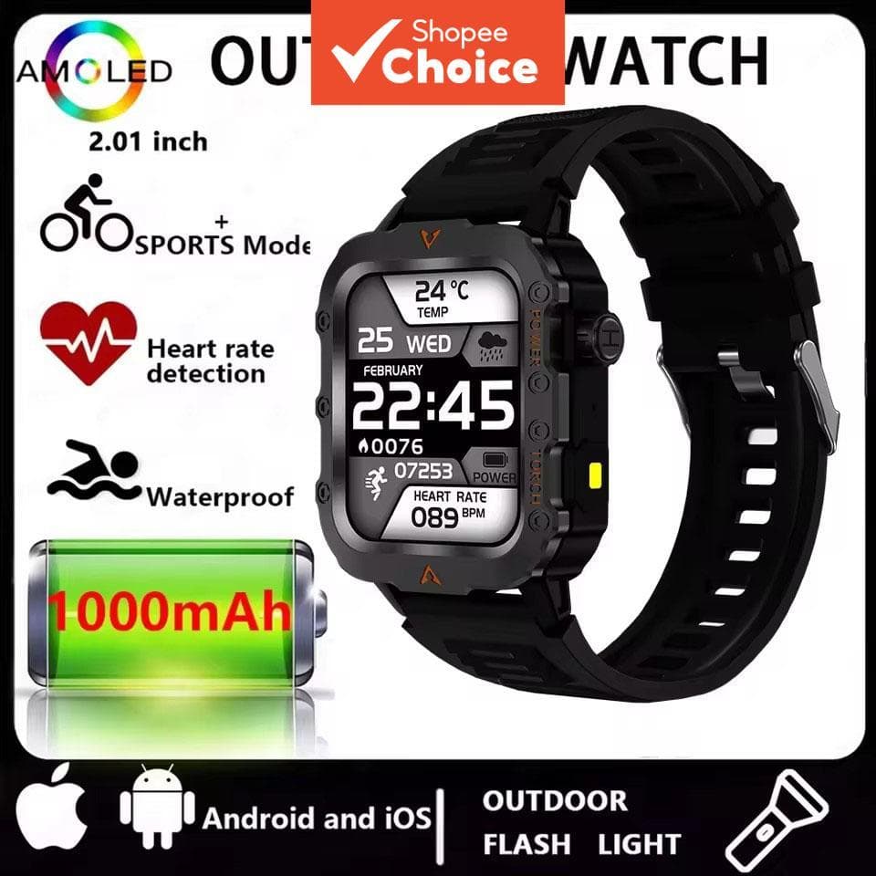 Para Smartwatch Relógio Inteligente H11-Primavera 2026 3ATM À Prova D'água Amoled Display AI Voice Assistant Gym