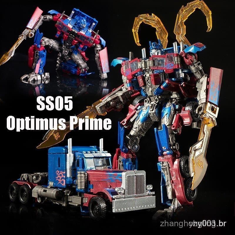 Brinquedos Transformers SS05 Optimus Prime Figura de Ação Robô Modelo MTYZ