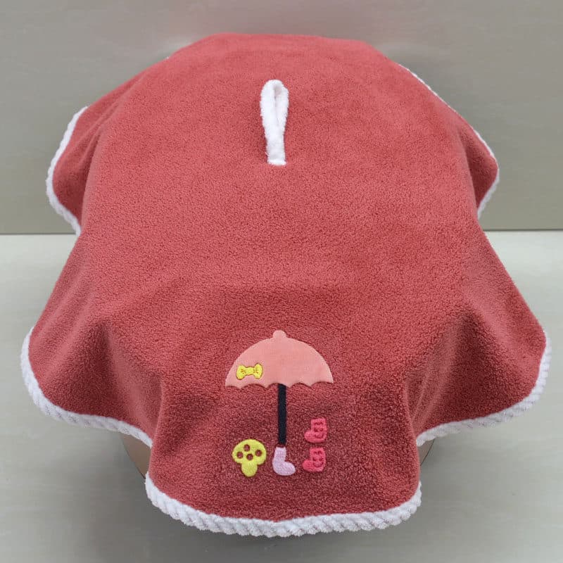 YHMBY3949 toalha redonda branca com rosca lateral pendurada toalha de mão absorver água panela de arroz fritadeira de ar