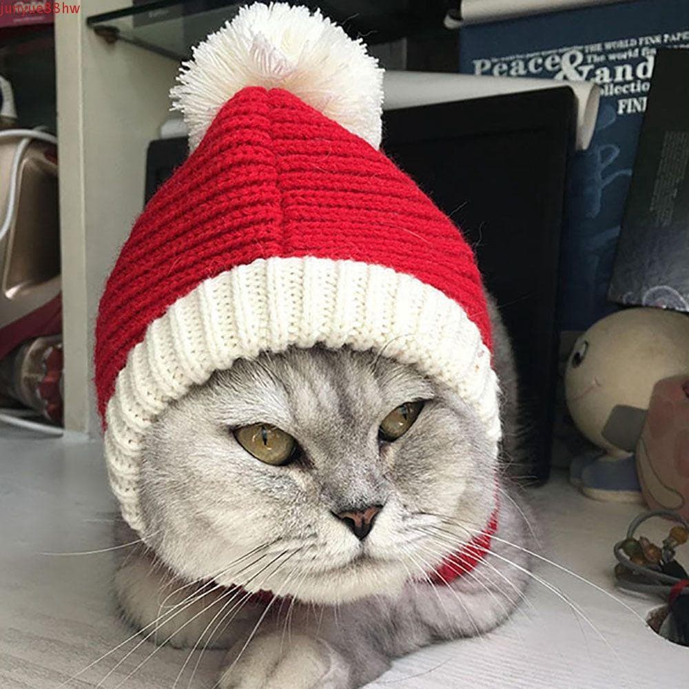 JUNYUE Cão Gato Chapéu Fantasia Decoração DIY Natal Quente Acessórios Para Cães De Estimação