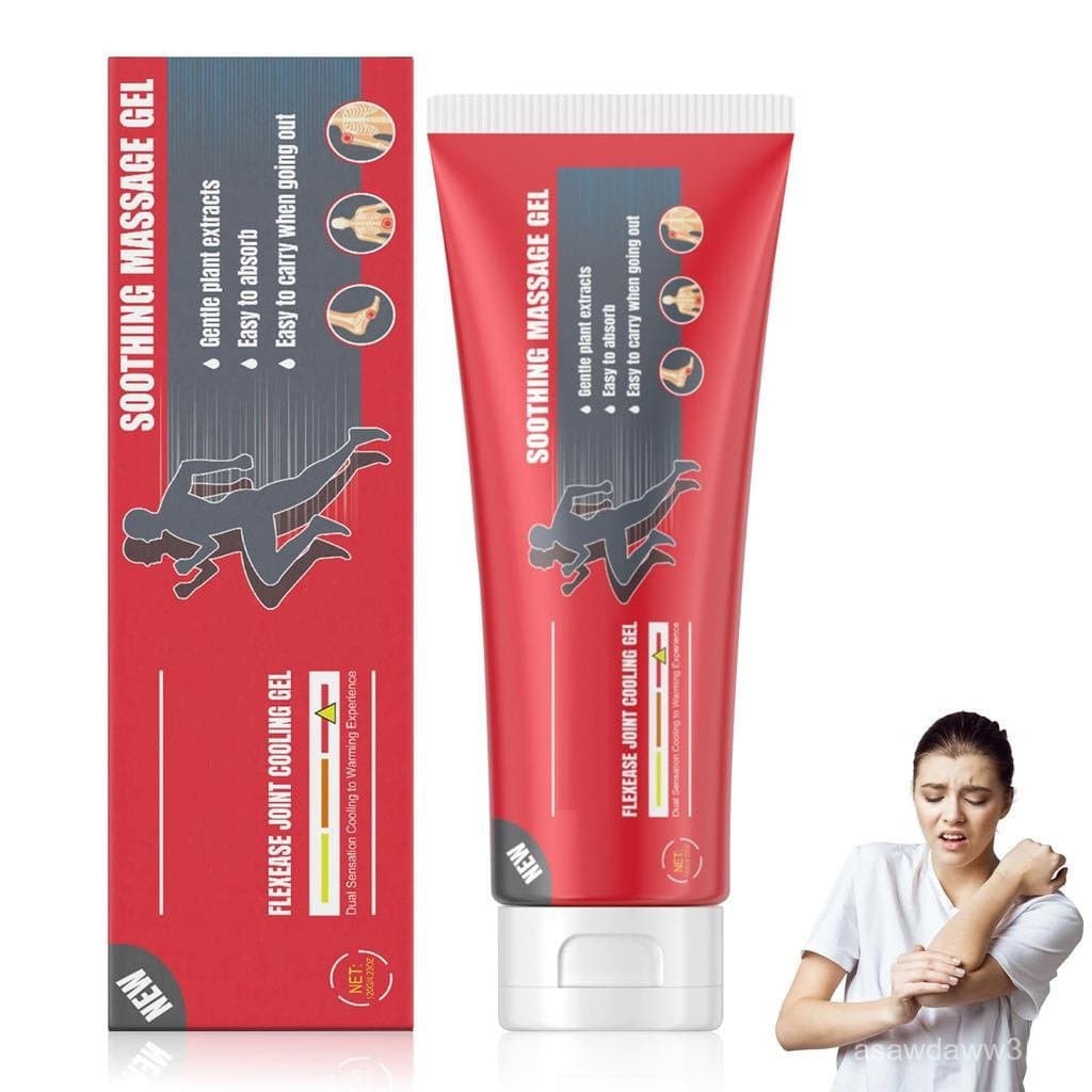 YIVANNUOGel, creme de massagem, de rápida ação, adequado para joelhos, cintura, pescoço, mãos e pés, não oleoso, de rápi
