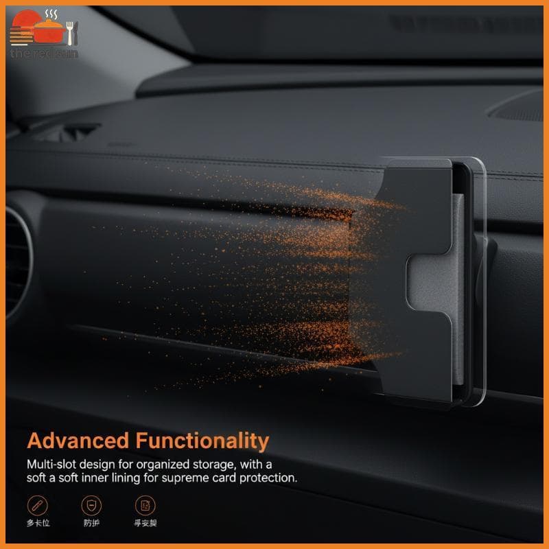 TSBR Multifuncional Porta-Cartões De Carro Organizador Universal Para Caixa De Armazenamento De Identificação Portátil P