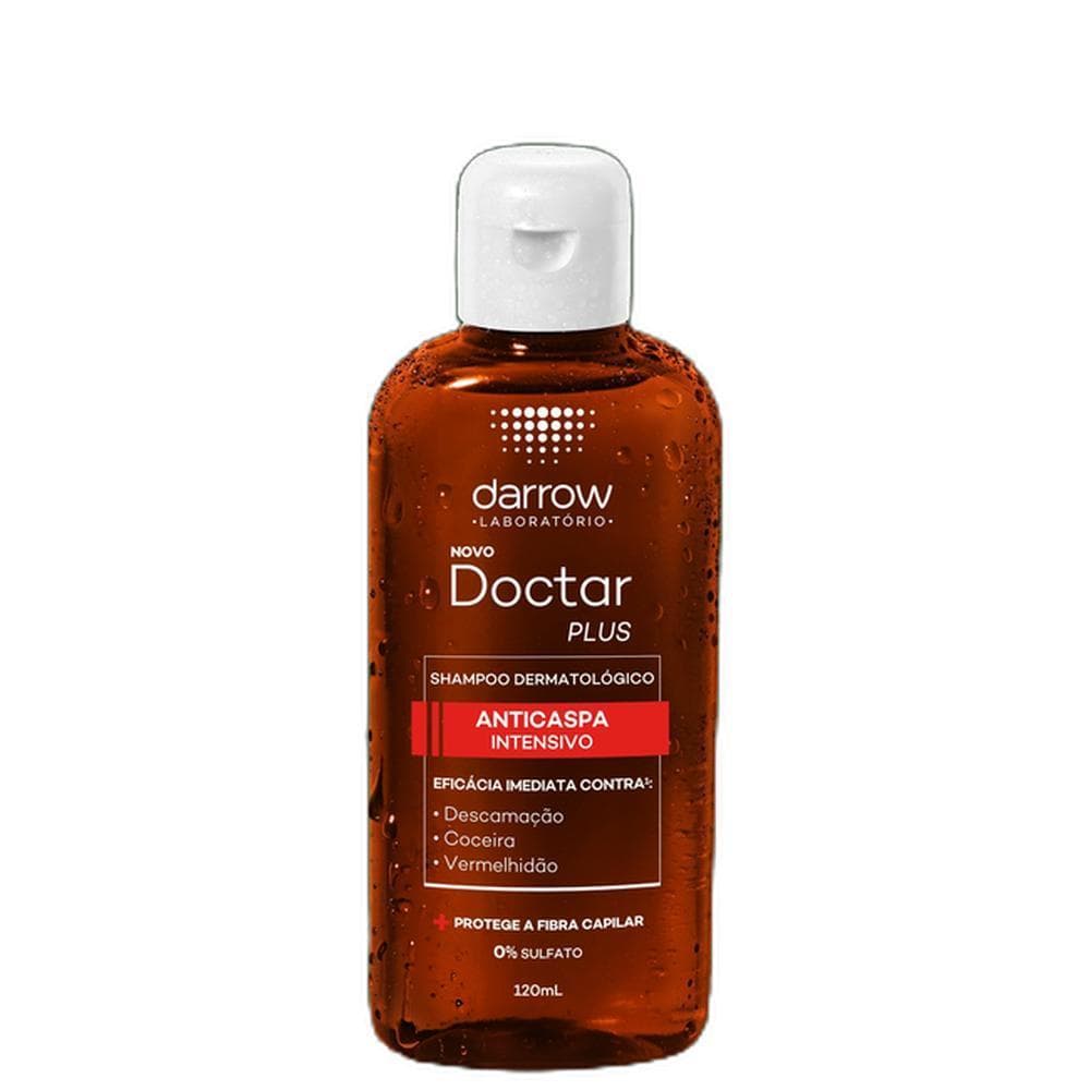 Darrow Doctar Plus Shampoo Anticaspa 120ml Original Controle da Caspa Oleosidade Couro Cabeludo