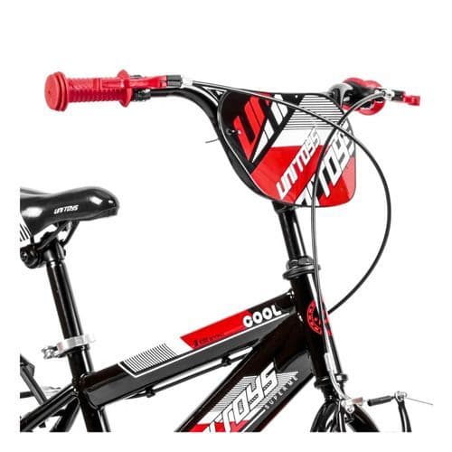 Bicicleta Infantil Aro16 Rodinhas Estabilidade Segurança Desenvolvimento Vermelha