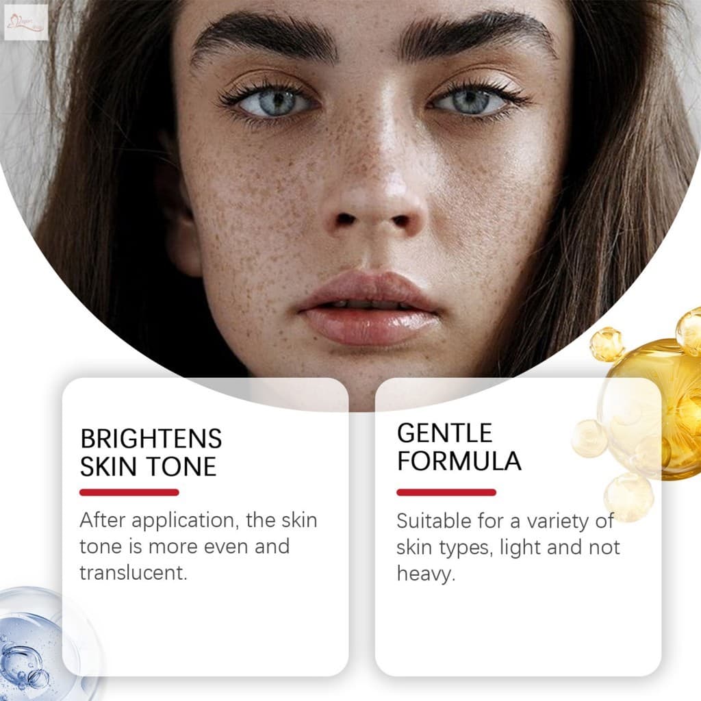 Creme Iluminador De Pele Escura-Tratamento Anti-Sardas Para Melhoria Da Elasticidade