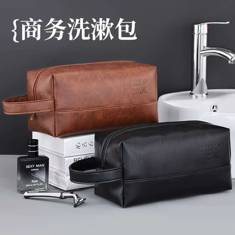 Saco de toalete portátil masculino plutônio engrossado grande capacidade saco de armazenamento repelente de água viagem