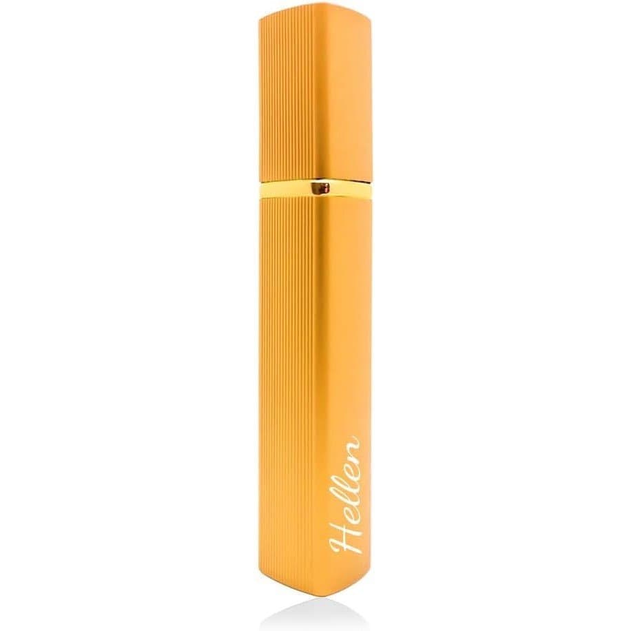 Pulverizador de perfume de viagem recarregável e personalizável unissex, frasco de spray portátil vazio
