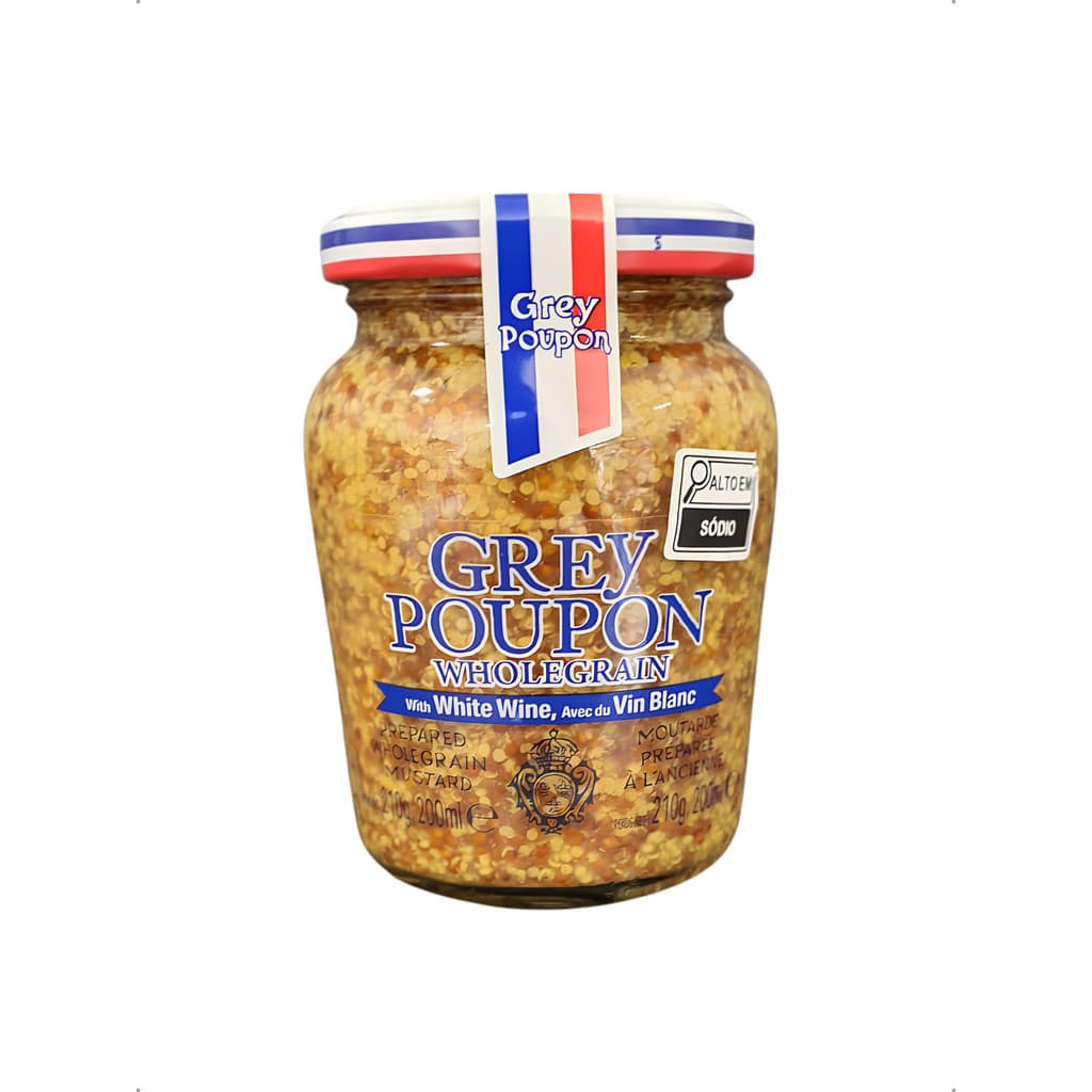 Grey Poupon Mostarda Francesa em Grãos 210g Importada