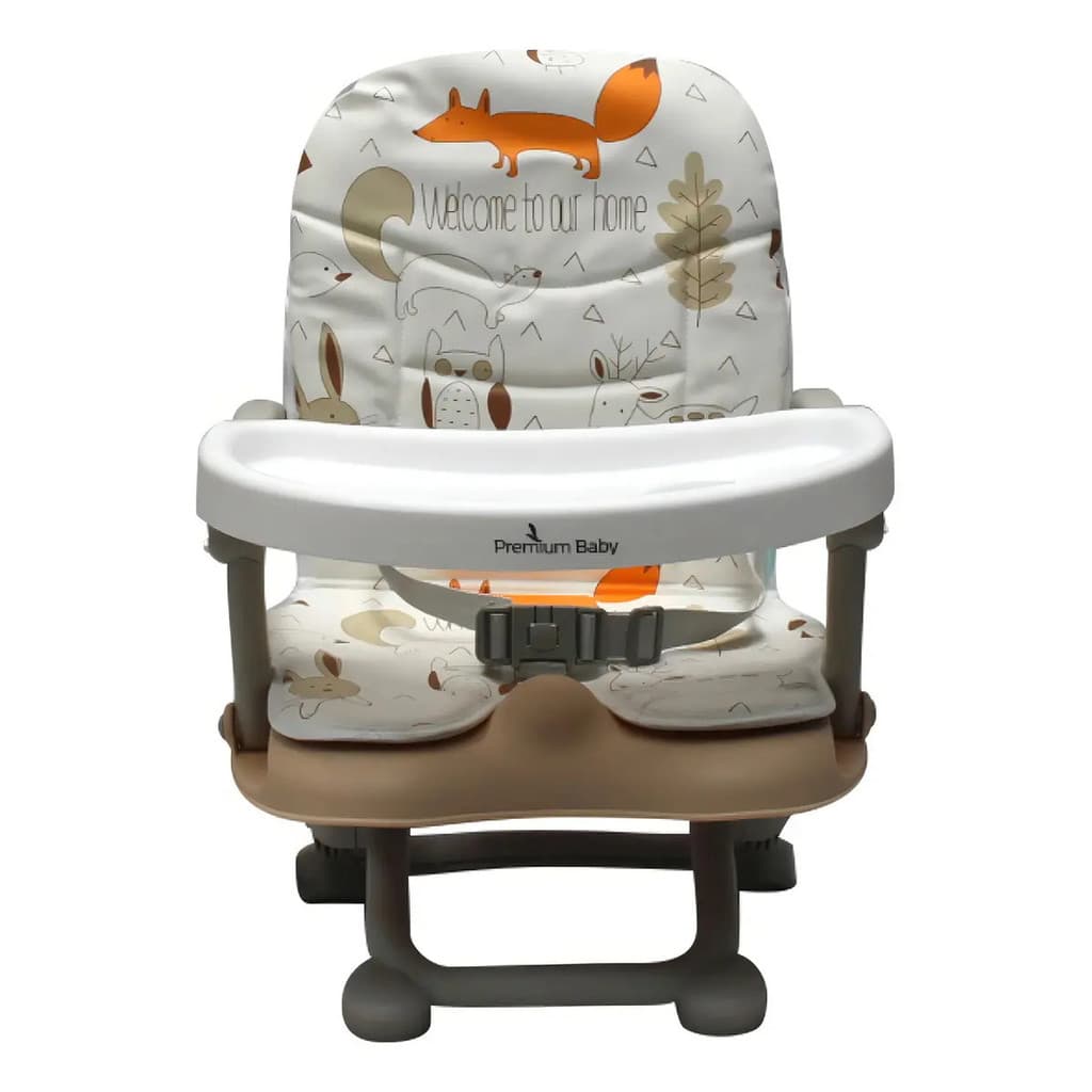Cadeira de Alimentação Portátil Cloud Bege/Fox -Premium Baby