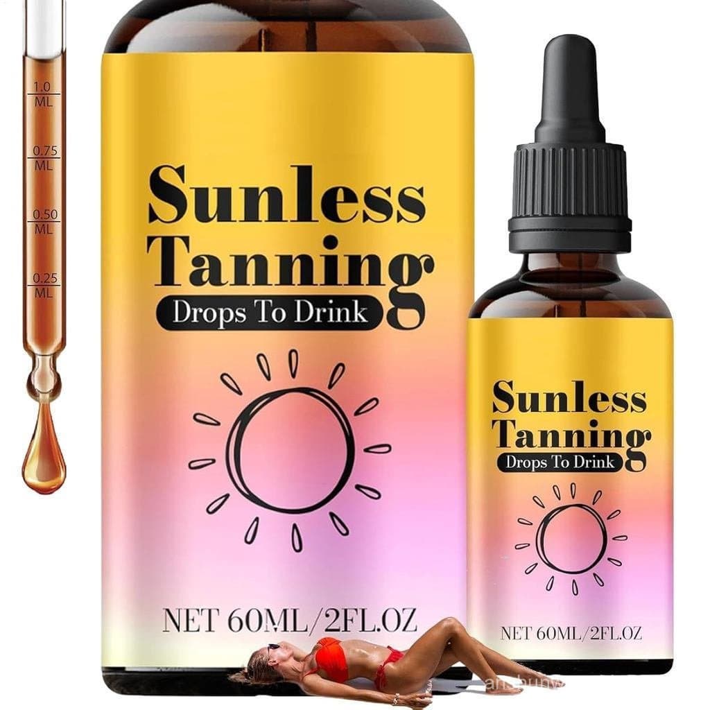 Gotas de Protetor Solar Oral de Secagem Rápida 60ml, Gotas Nutritivas de Secagem Automática, Melhora o Tom da Pele |