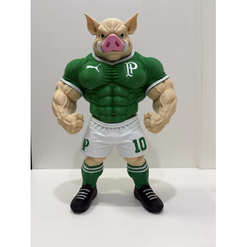 Mascote Do Palmeiras Porco Maromba  Bombado Decoração 3d