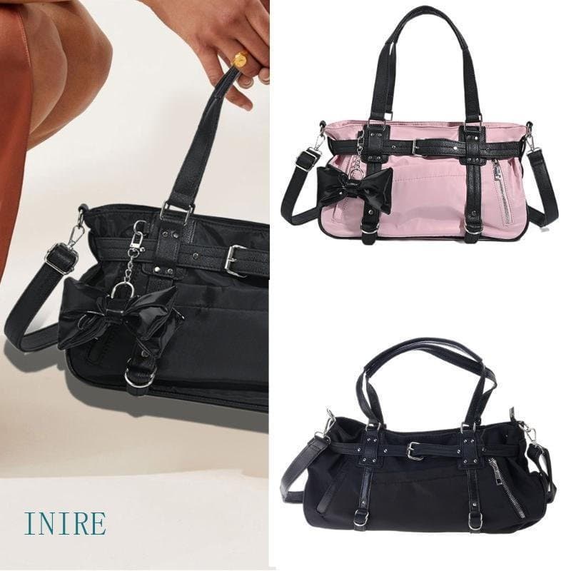Bolsa de Ombro Casual Feminina IRE, Bolsa de Fitness com Alça de Axila, Bolsa Transversal de Grande Capacidade para Acad