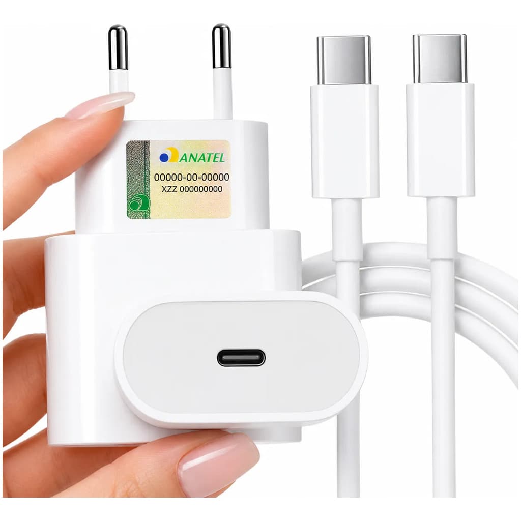 Carregador Turbo 30w Tipo-c Para iPhone 15 16 17 Pro Max