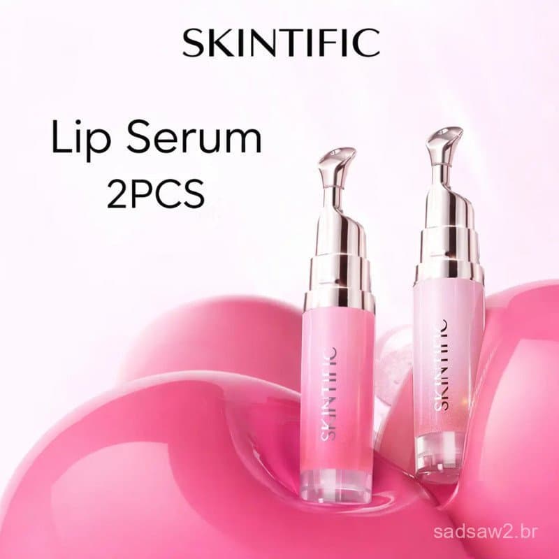 TIFICLipSerum2pcsDay&NightLipCombo–Tinted+Clear para Hidratação Durante Todo o Dia e Reparação Noturna EINV