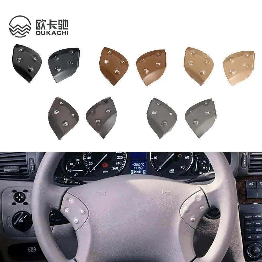Botões De Controle Do Interruptor Volante Carro Para Mercedes-Benz W203 C Classe C200 C260 2038701451 Multifuncional , P