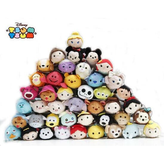 Muitos Estilos Disney TSUM Marvel Mini Brinquedos De Pelúcia Limpador De Tela 3.5 "/9cm