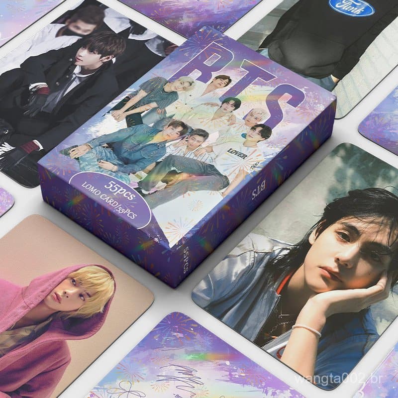 55 Pçs/Caixa BTS Coleção De Concerto Cartões De Álbum KPOP Mercadoria De Celebridades