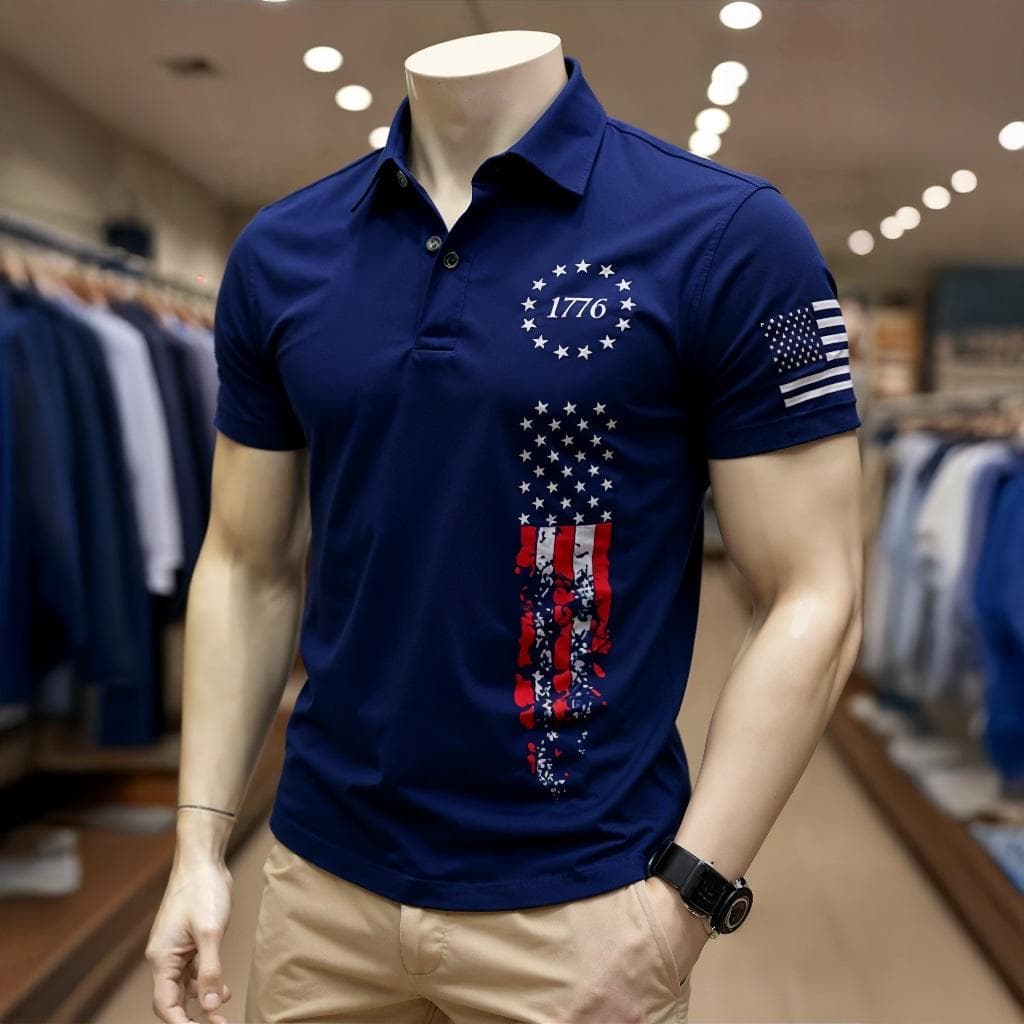 Camisa Polo American 1776 Piquet Wear