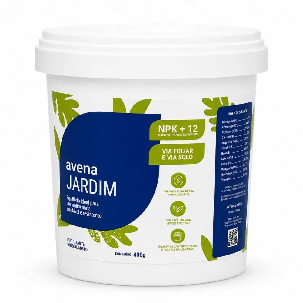 Adubo  Para Plantas Fertilizante Avena Jardim 400g