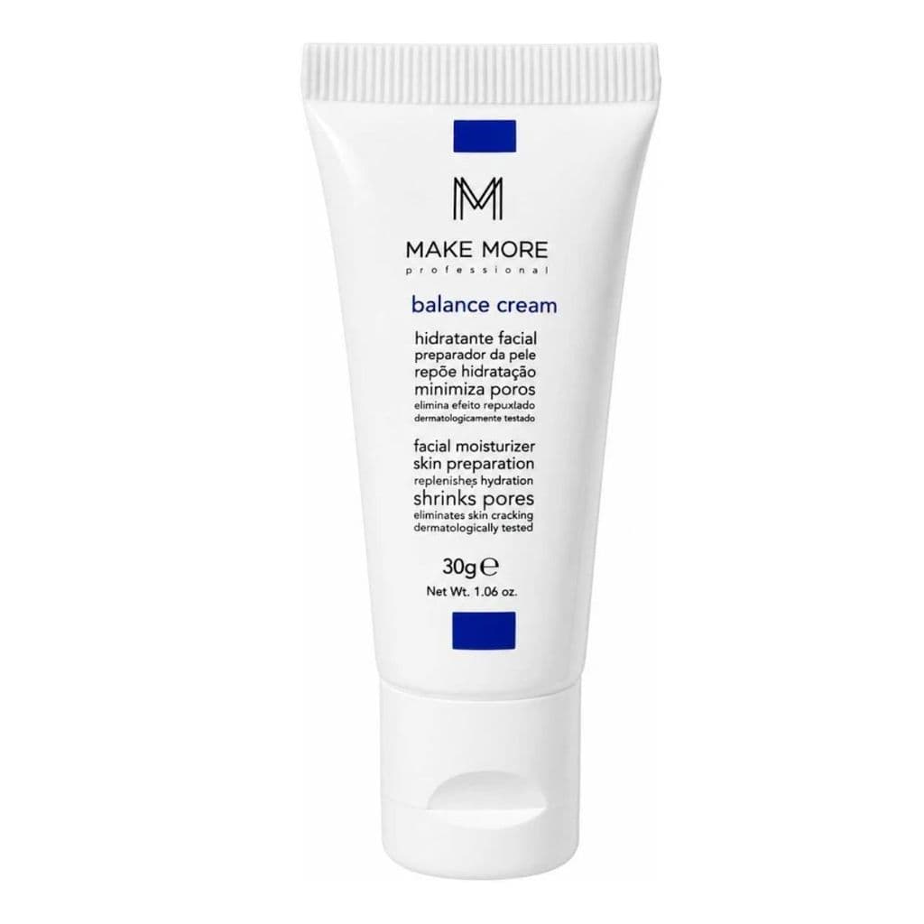 Hidratante Facial Balance Cream 30g  vegano feminino maquiagem protege previni e hidrata Make More