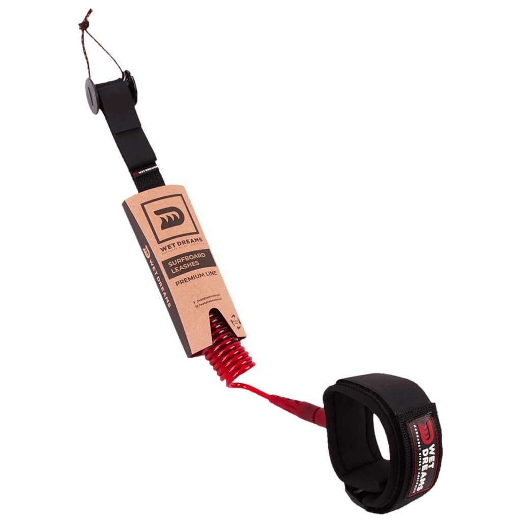 Leash Bodyboard Bicep 7mm Premium Vermelho
