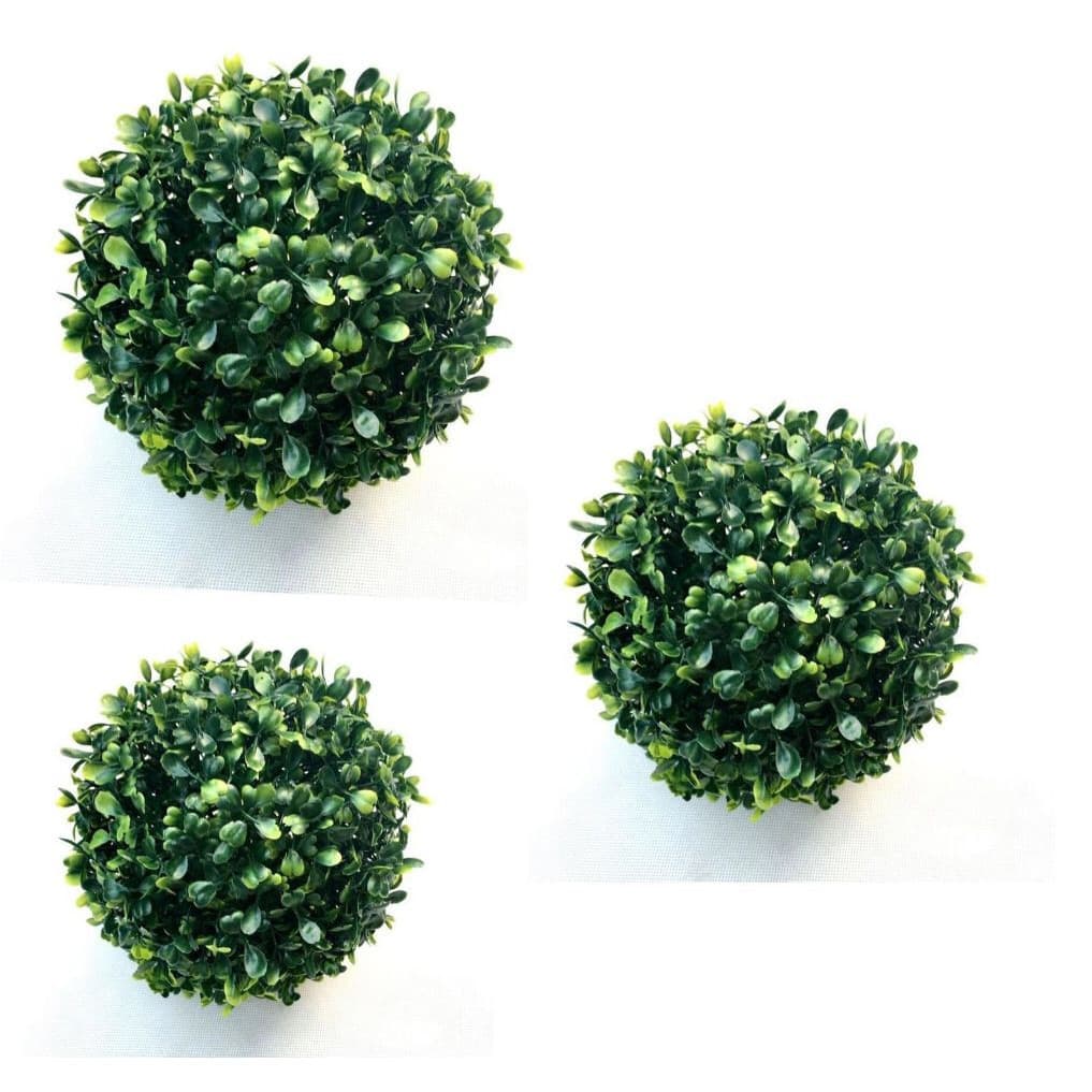 Kit 3 Bola Buchinho de 13cm Artificial Grama Verde
