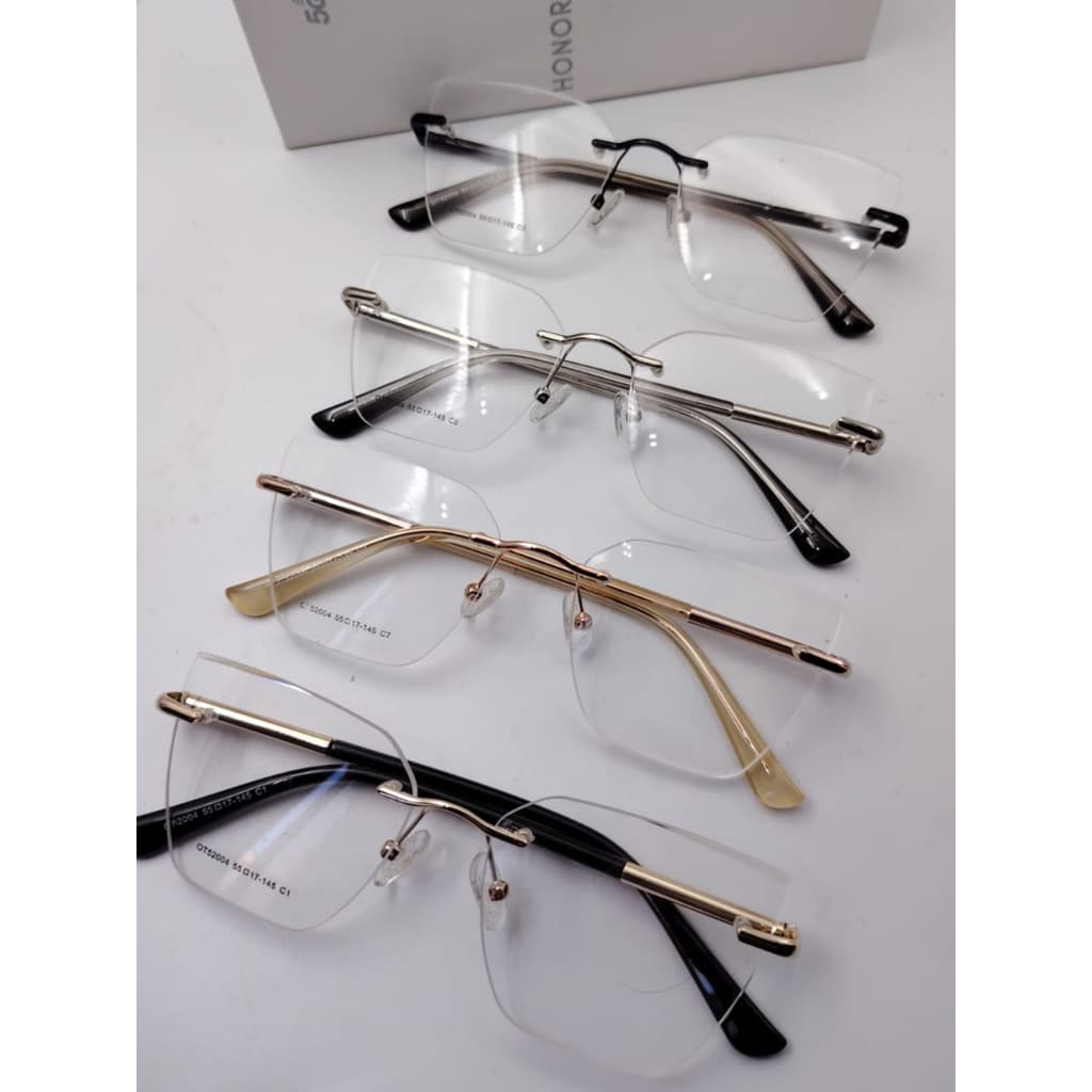 Armação para Oculos Feminino Quadrada Gatinho Sem Aro Nova Tendencia