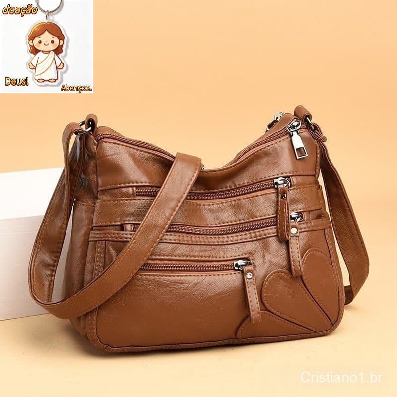 Vintage Fashion Women Shoulder Bag Pu Leather Crossbody Multi-pockets Messenger Flower Patchwork Soft Handbag