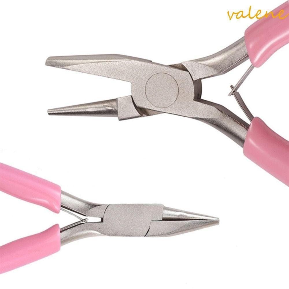 Alicate de Crimpagem de Fios Mini VALENE, Côncavo Semi-Redondo com Cabo Ergonômico Profissional, Aço de Alto Carbono