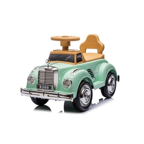 Carrinho Eletrico Infantil Retro Verde Diversao Seguranca Estilo Vintage Brinquedo Crianca