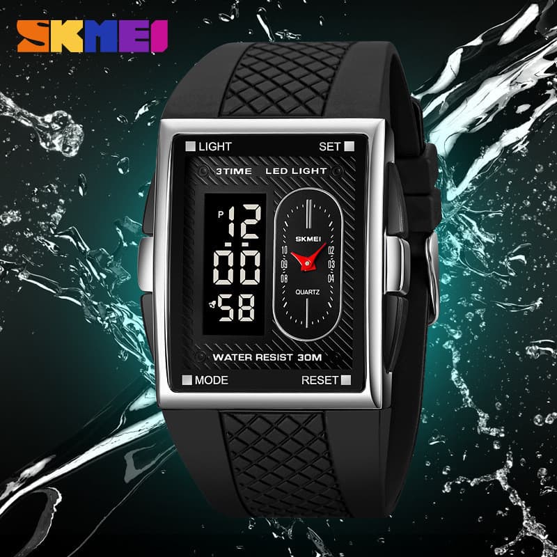 Moment Beauty Sudeste Asiático Comércio Exterior Movimento Duplo Três Tempos Relógio Multifuncional Masculino Casual Sim