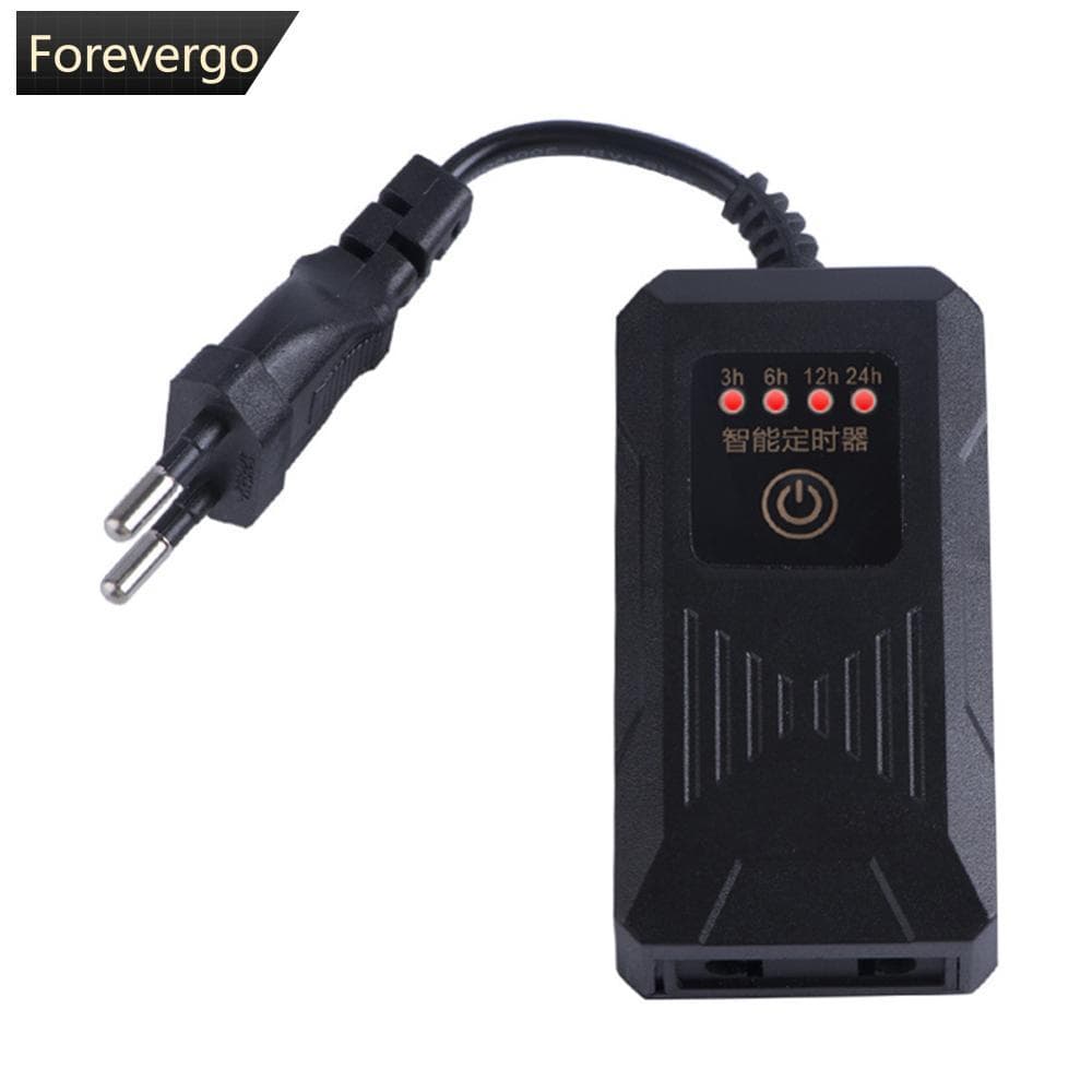 FOREVERGO Interruptor De Temporizador Inteligente De Ciclo 24 Horas Para Luz De Aquário Bomba UV Tomada Diária De Econom