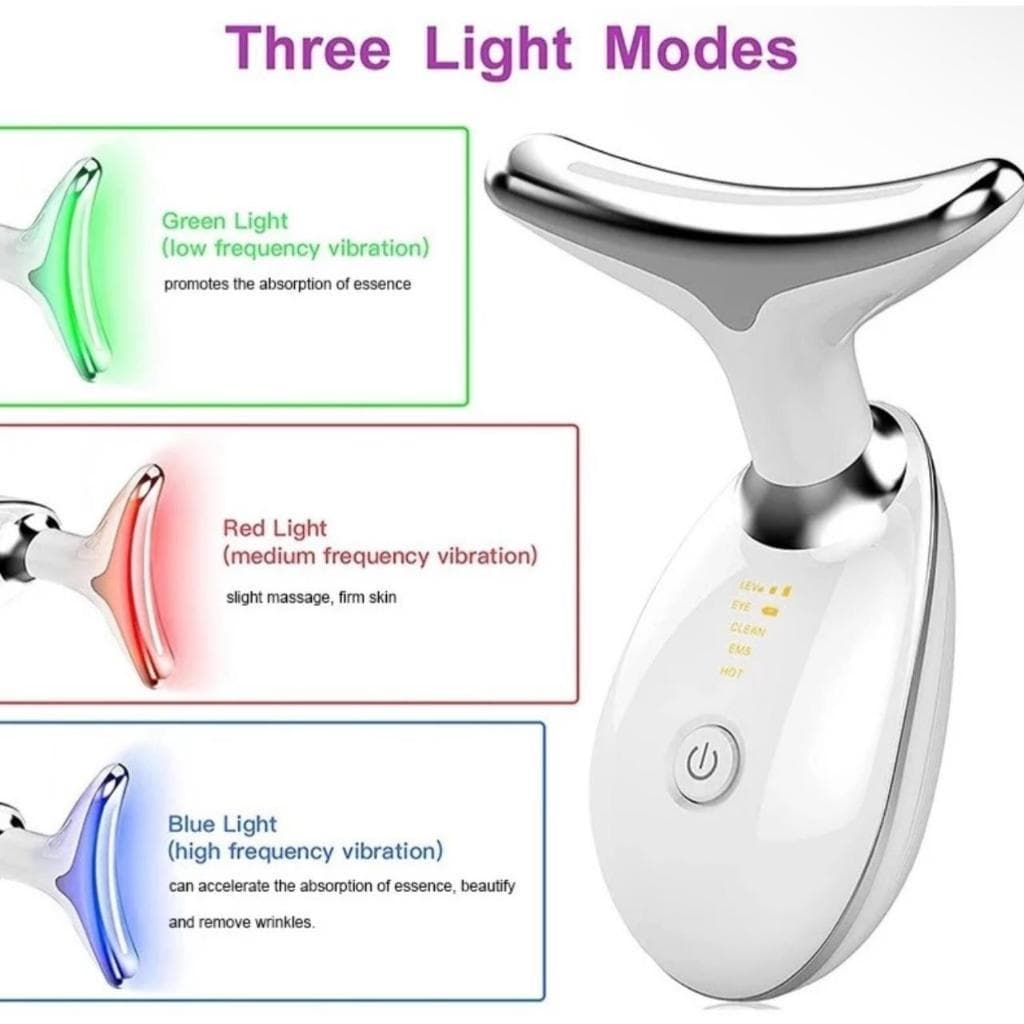 Aparelho facial Anti-envelhecimento Fototerapia Led 3 Modos Aquecimento Durante Uso Bivolt BINGO