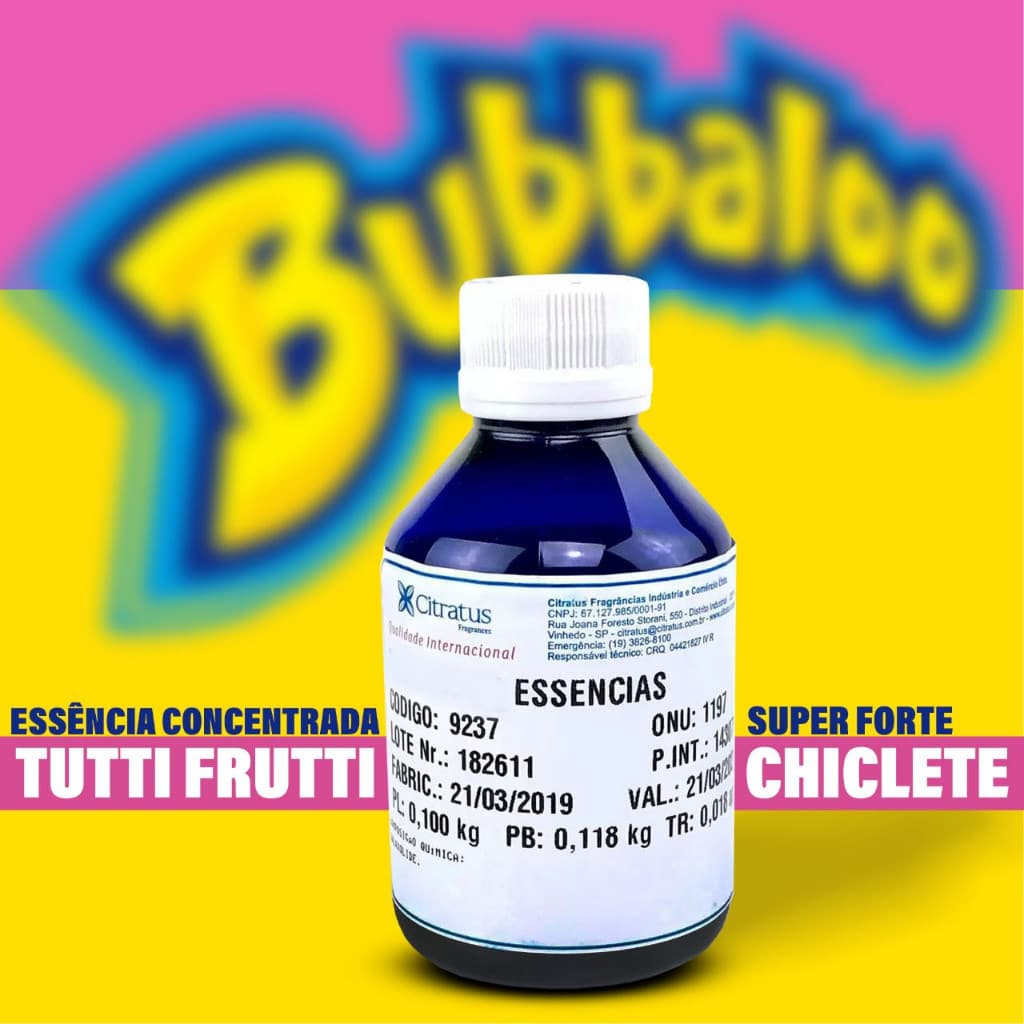 Essência Pura Tutti Frutti Chiclete 100ml - Citratus