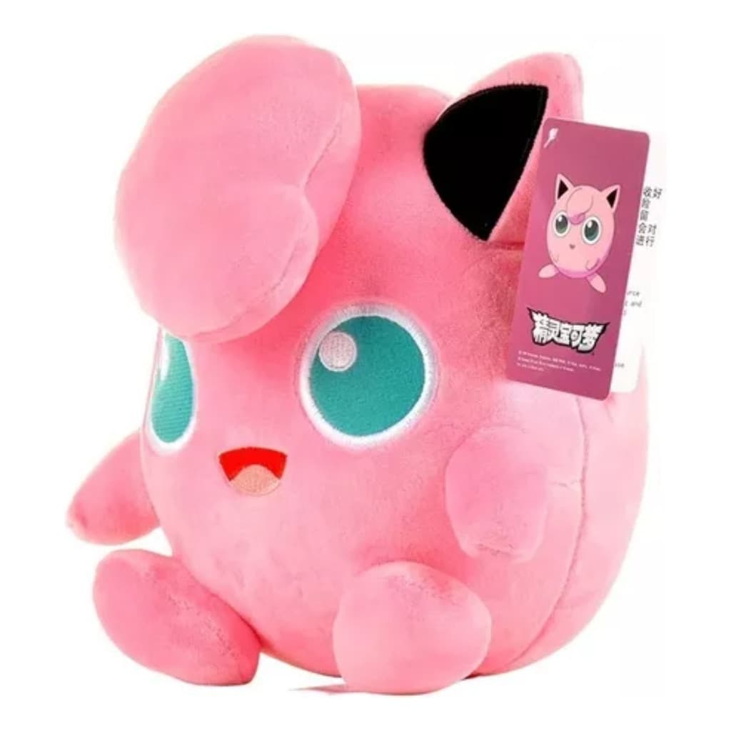 Pelúcia Jigglypuff - Pokémon Cor Rosa-chiclete