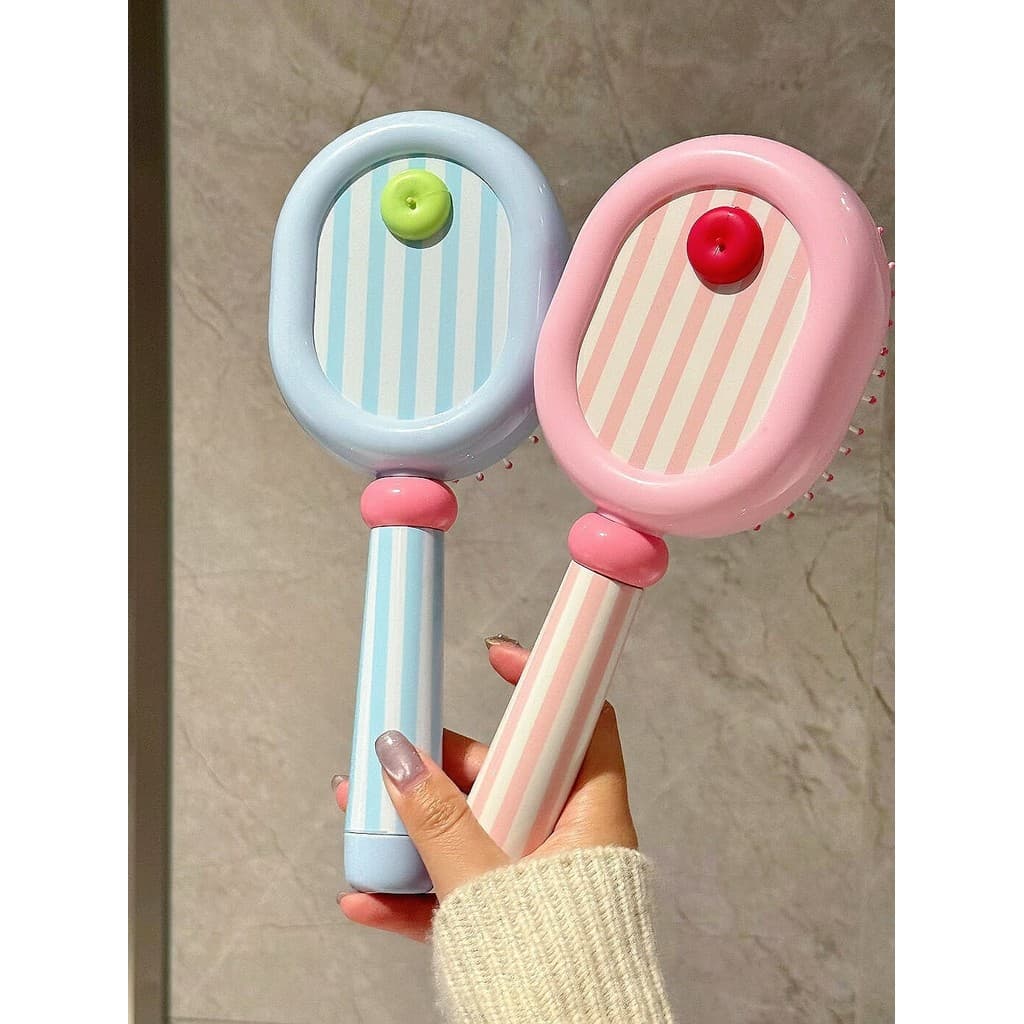 Dopamina pente fofo crânio topo senhoras dedicado cabelo longo Anti-estático almofada de ar pente portátil Airbag pente