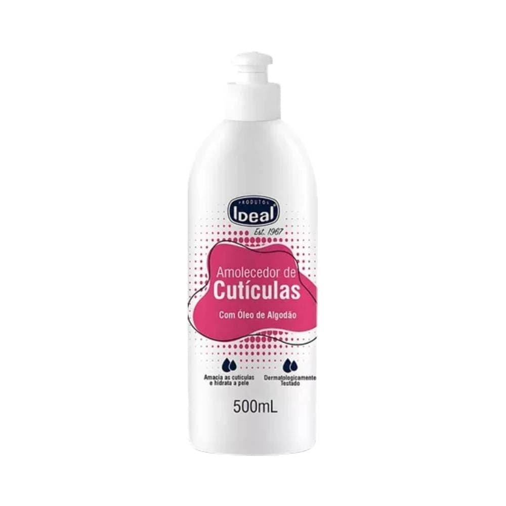 Amolecedor de Cutículas Ideal com Óleo de Algodão 500ml