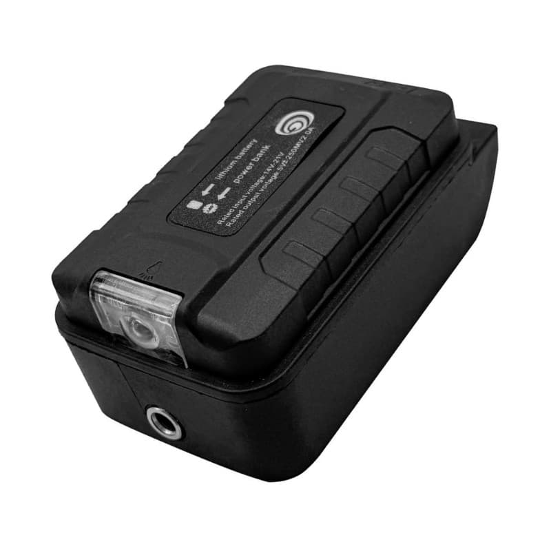 Adaptador Nevʚ ɞ Com Luz De Trabalho LED Entrada 21V Saída 5V Dock Deslizante E Controle De Botão Para Reparos Doméstico