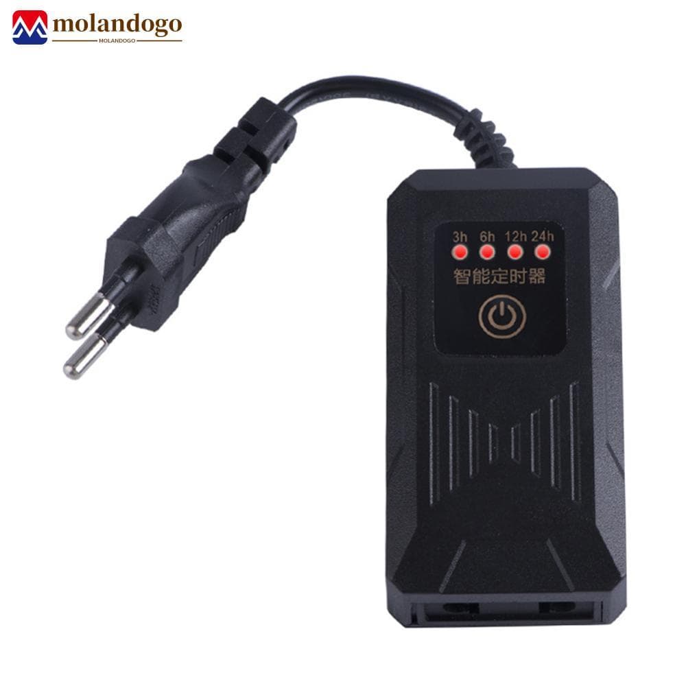 Interruptor De Temporizador Inteligente De Ciclo 24 Horas MOLANDOGO Para Luz De Aquário Bomba UV Tomada De Economia De E