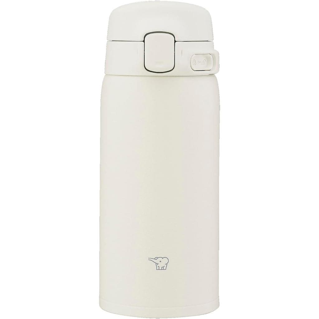 Garrafa de Água Zojirushi SU-BA36-WM, 360 ml (12,2 fl oz), Fácil de Limpar, Pode Ser Lavada na Lava-louças, Tampa Sem Co