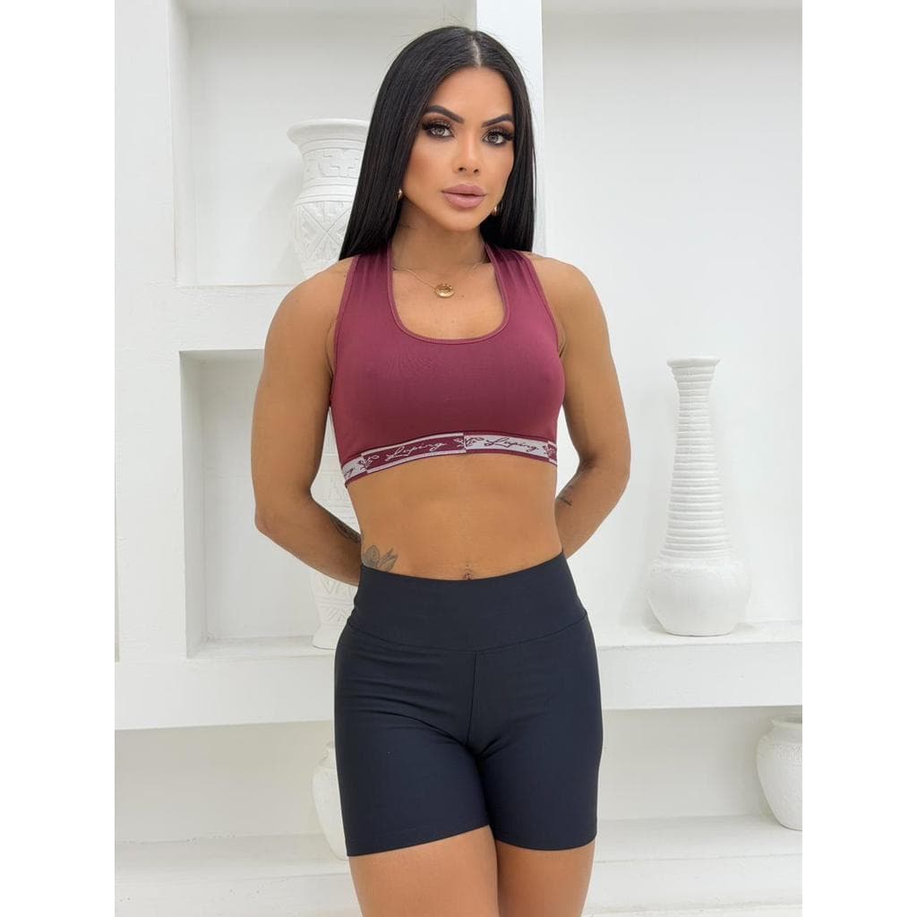 Short Legging Cintura Alta Feminino Para Academia Corrida Yoga Pilates Suplex Premium