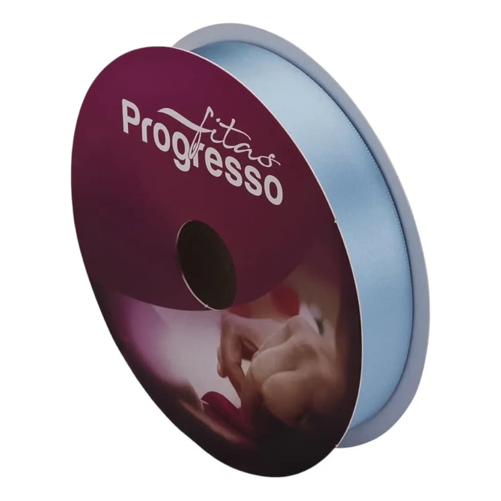Fita De Cetim 22mm Lisa 50m Para Laços Artesanato Decoração