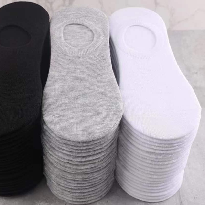 [10 pares] Meias masculinas femininas meias de verão estilo fino meias de barco meias de cano baixo meias respiráveis de