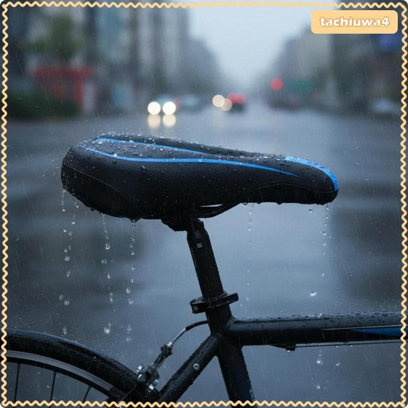 [Tachiuwa3] Capa Confortável Para Selim De Bicicleta Acolchoada Em Gel Acessório Assento Almofada À Prova D'água Ciclism