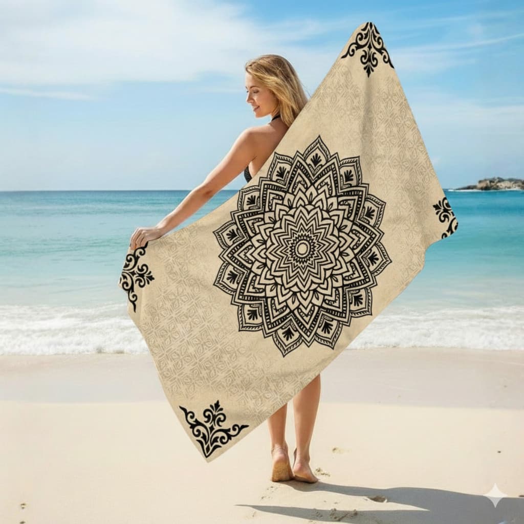 Canga de Praia Grande 1,65x1,10 Saída de Praia Blogueira Verão Piscina Estilo Veste Diversas Formas